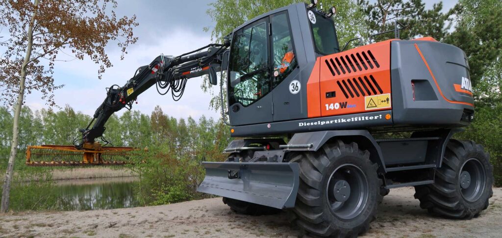 Gravemaskiner på hjul